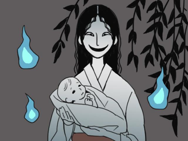 にっかり笑う幽霊を切り捨てた名刀とは？