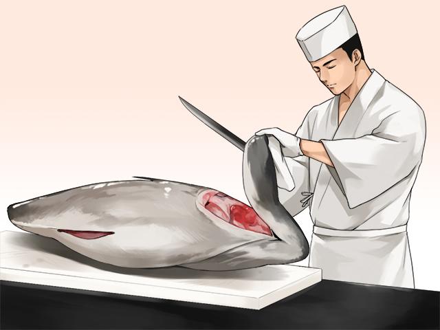 日本刀と包丁