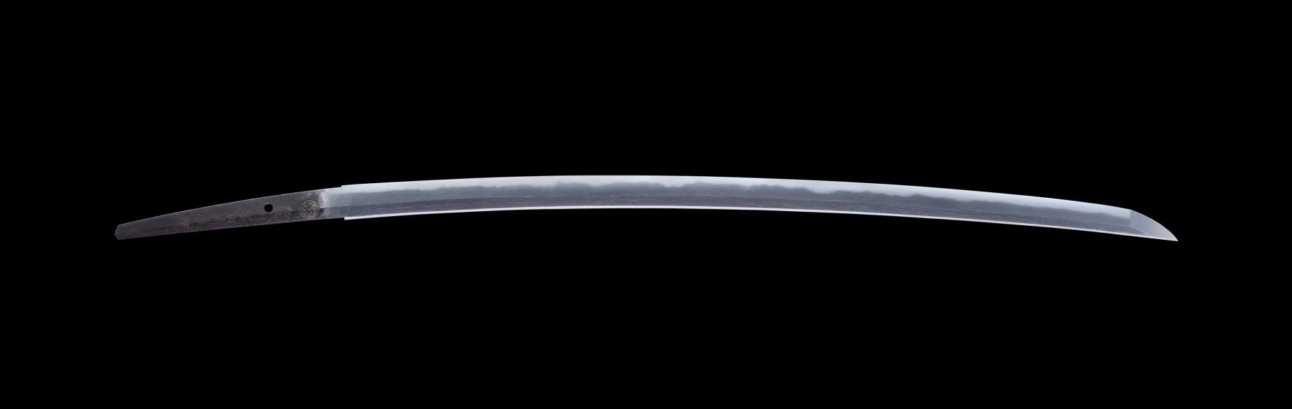 刀 銘 （葵紋）於武州江戸越前康継 以南蛮鉄末世宝二胴 本多五郎右衛門所持