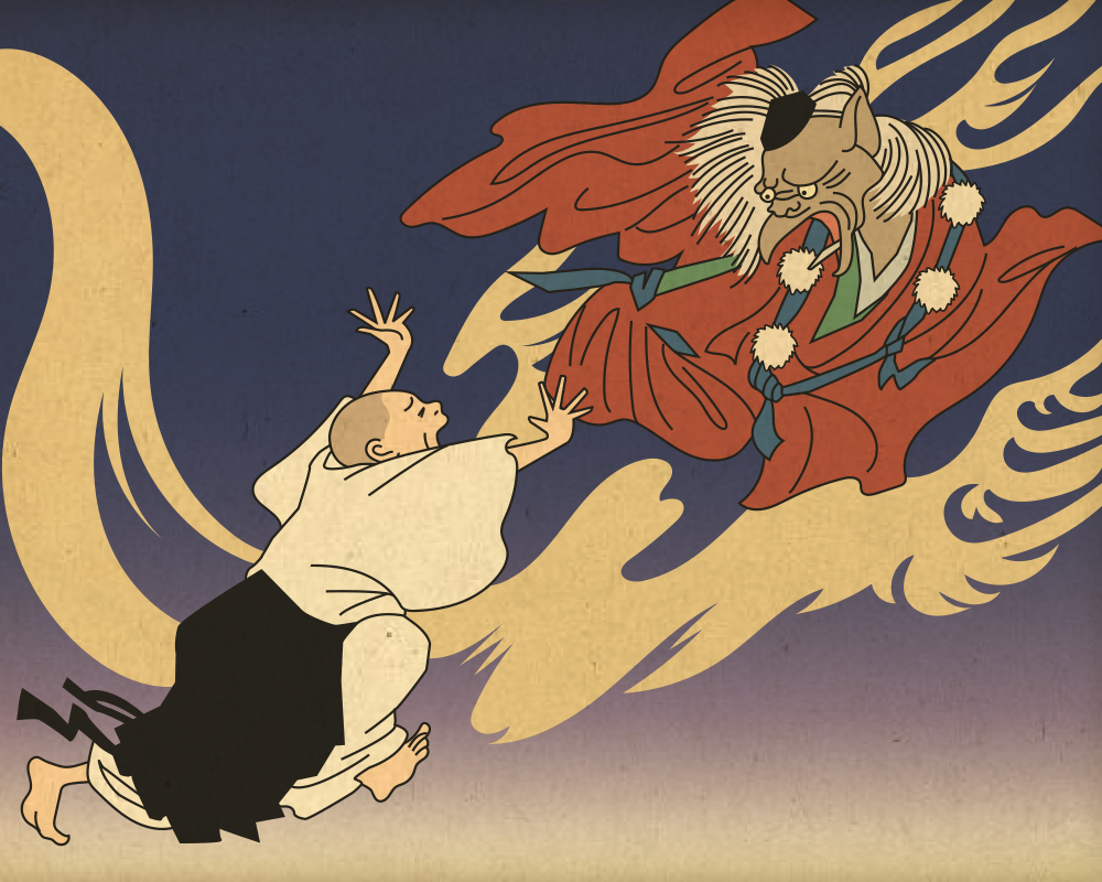天狗と坊主
