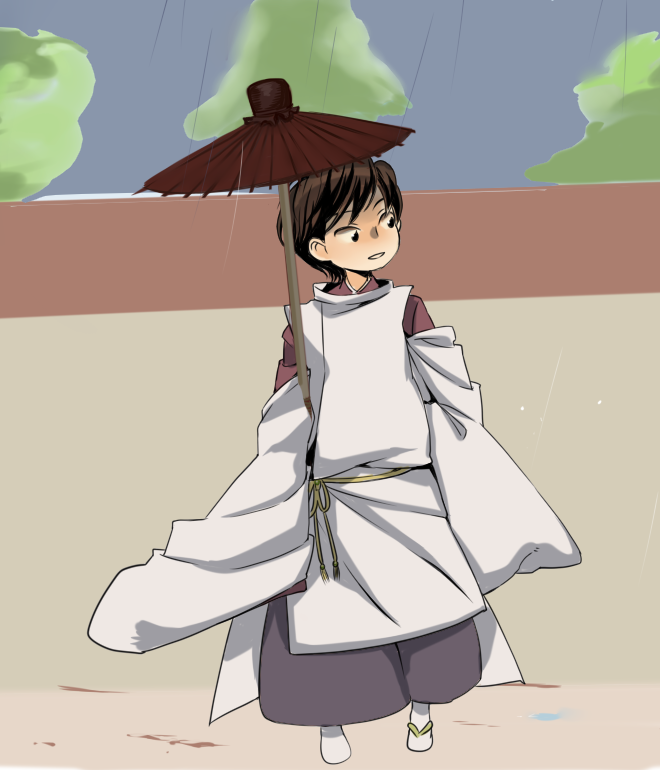 白樺くんと和傘