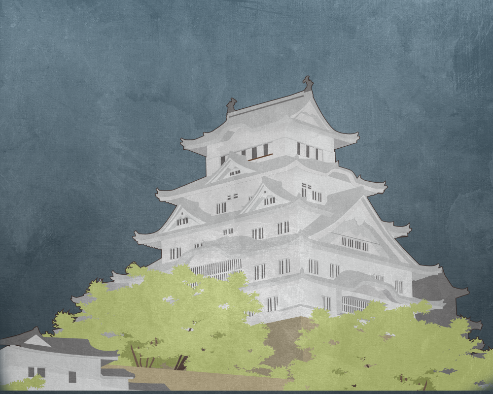 闇夜の姫路城