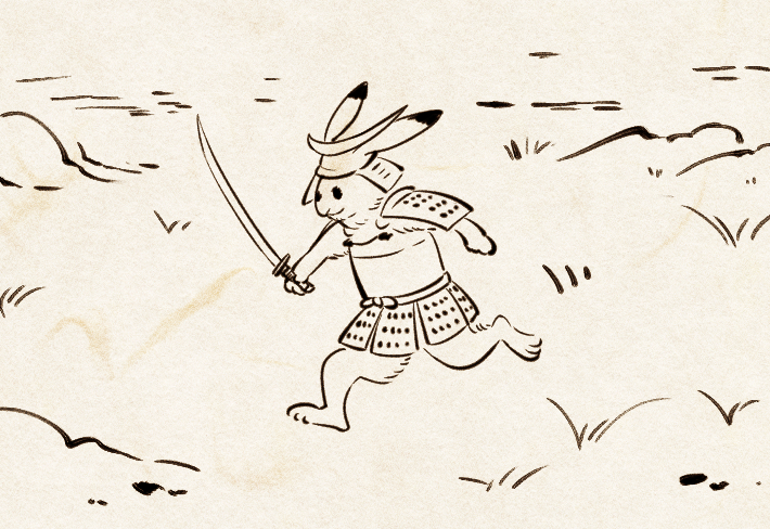 甲冑鳥獣戯画
