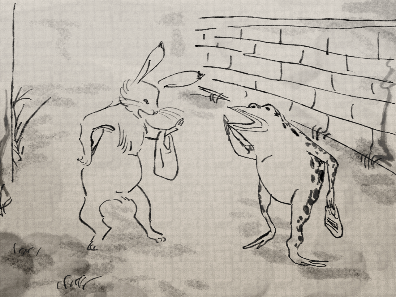 やだ～ウサギじゃない！？