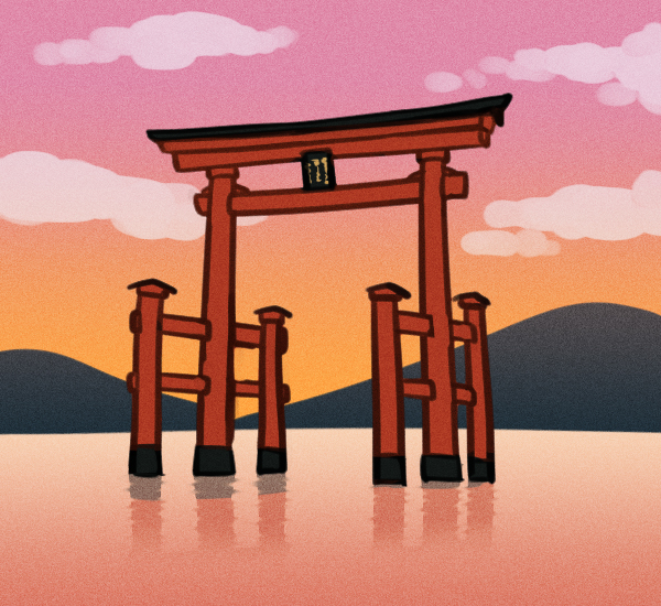 厳島神社の大鳥居