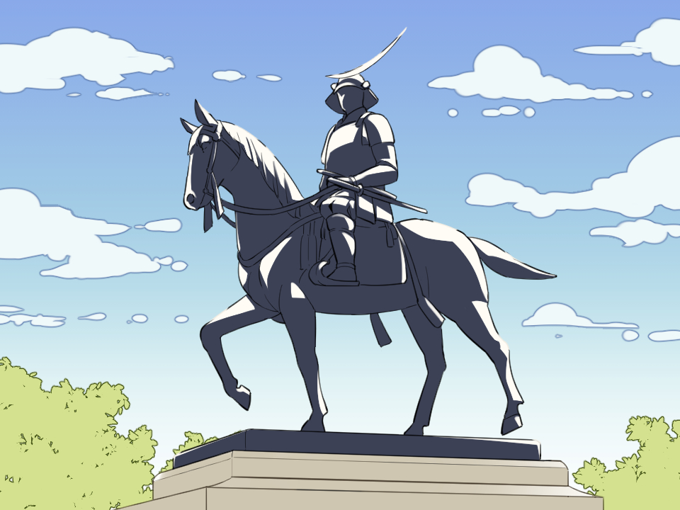 伊達政宗公騎馬像